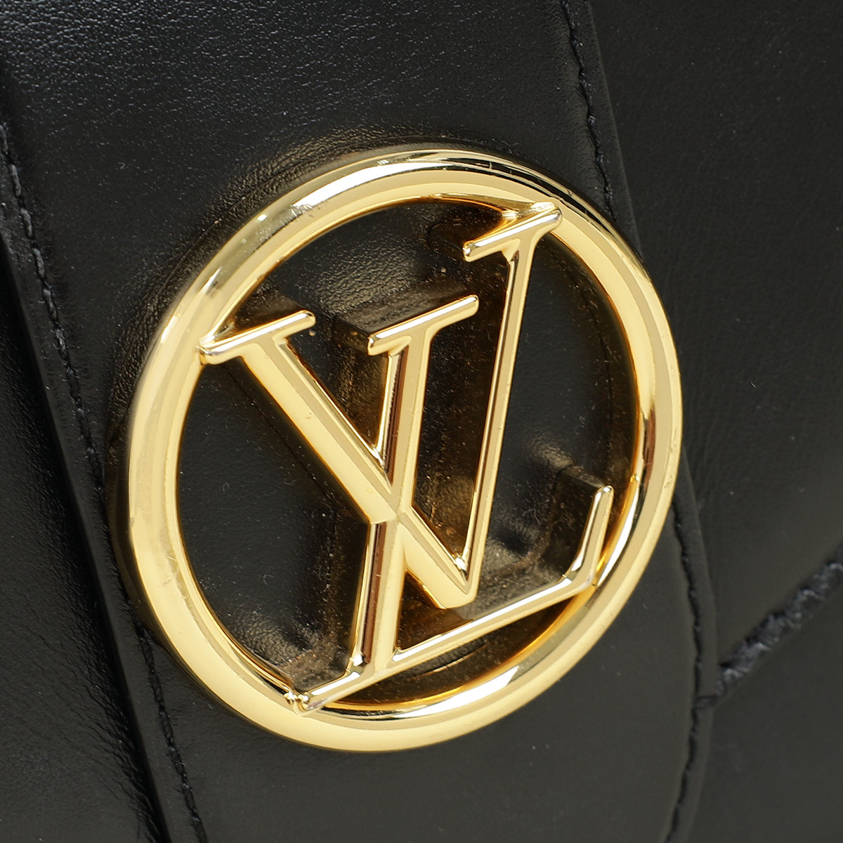 Louis Vuitton Black Pont 9 MM Bag