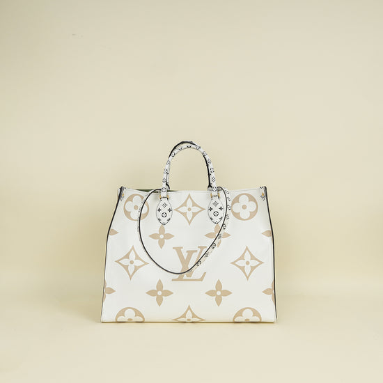 Louis Vuitton Bicolor Monogram Giant Onthego GM Bag