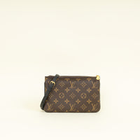 Louis Vuitton Monogram/Monogram Giant Reverse Double Zip Pochette