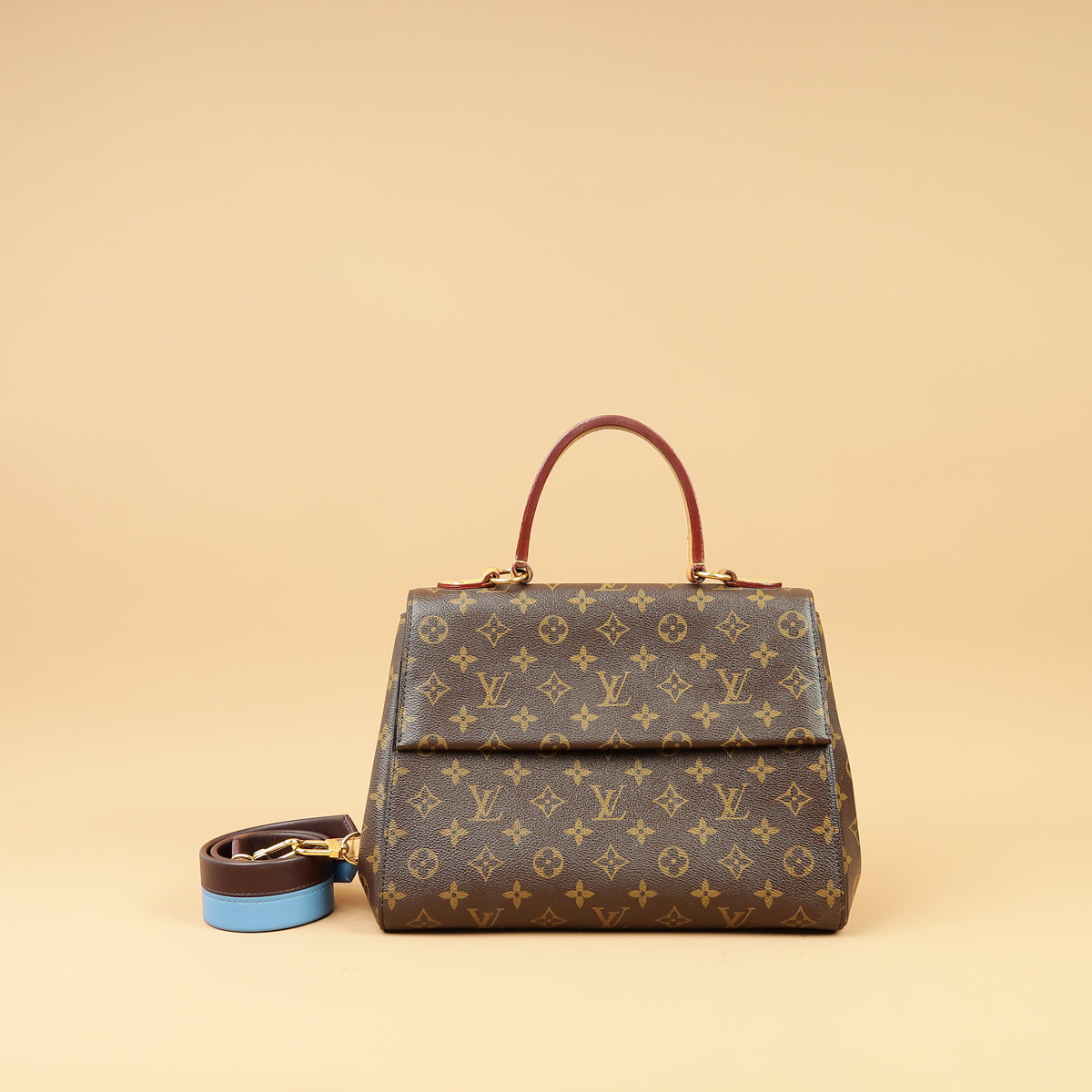 Louis Vuitton Brown Monogram Cluny MM Bag-Louis Vuitton-THE CLOSET