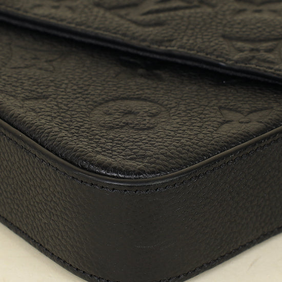 Louis Vuitton Black Monogram Pochette Félicie Bag-Louis Vuitton-THE CLOSET