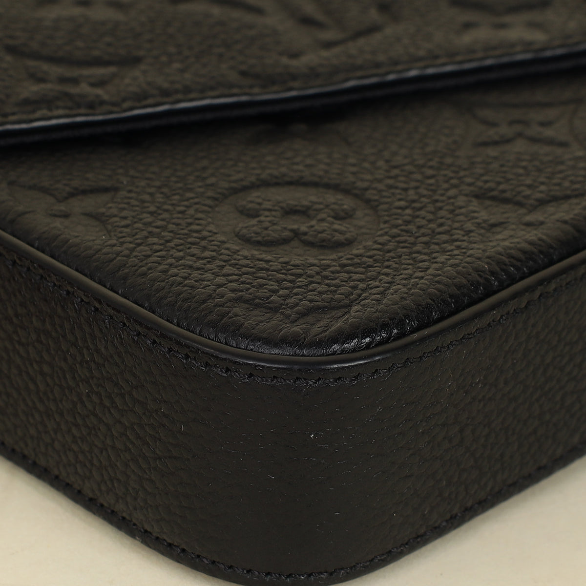 Louis Vuitton Black Monogram Pochette Félicie Bag-Louis Vuitton-THE CLOSET