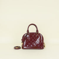 Louis Vuitton Amethyste Monogram Vernis Alma BB Bag
