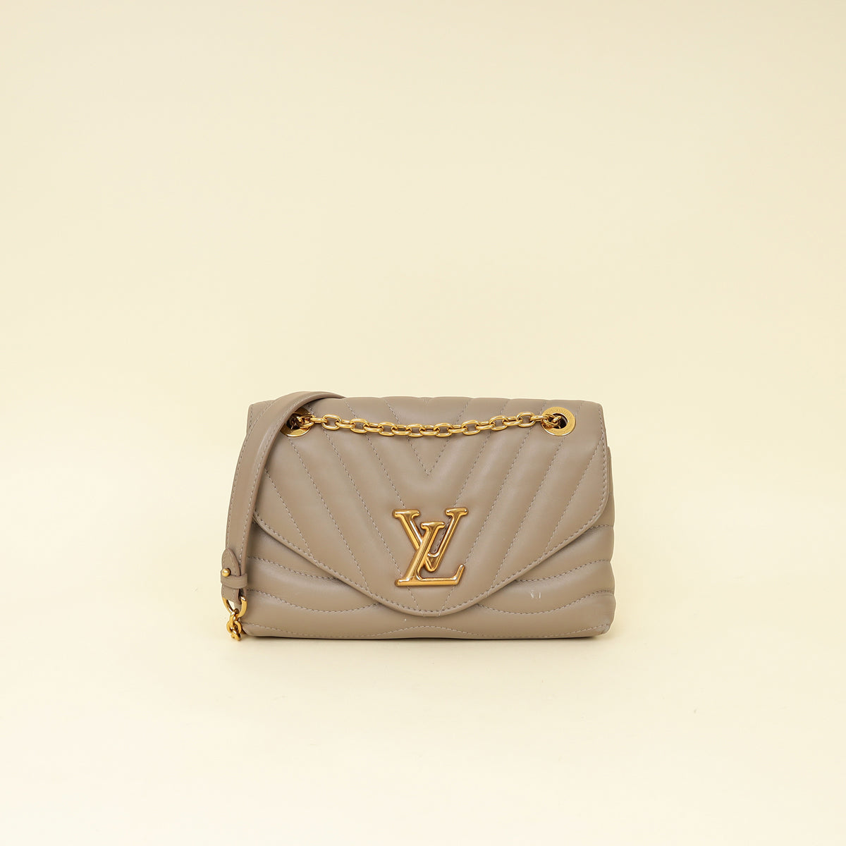 Louis Vuitton Taupe New Waves Flap Chain Bag-Louis Vuitton-THE CLOSET