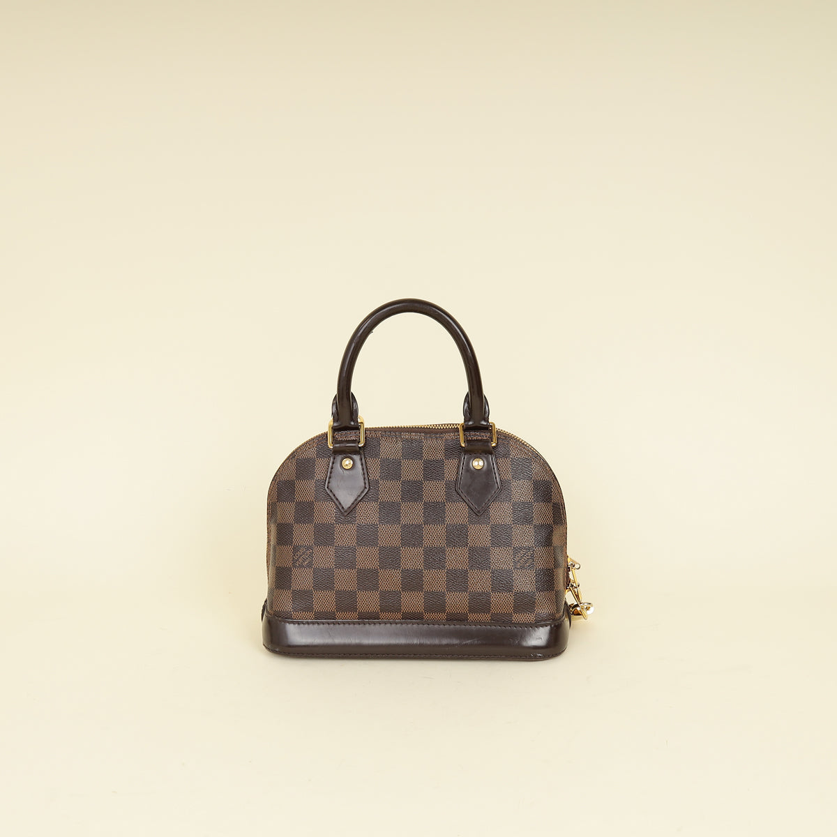 Louis Vuitton Damier Ebene Alma BB Bag W/ A.M Initials-Louis Vuitton-THE CLOSET