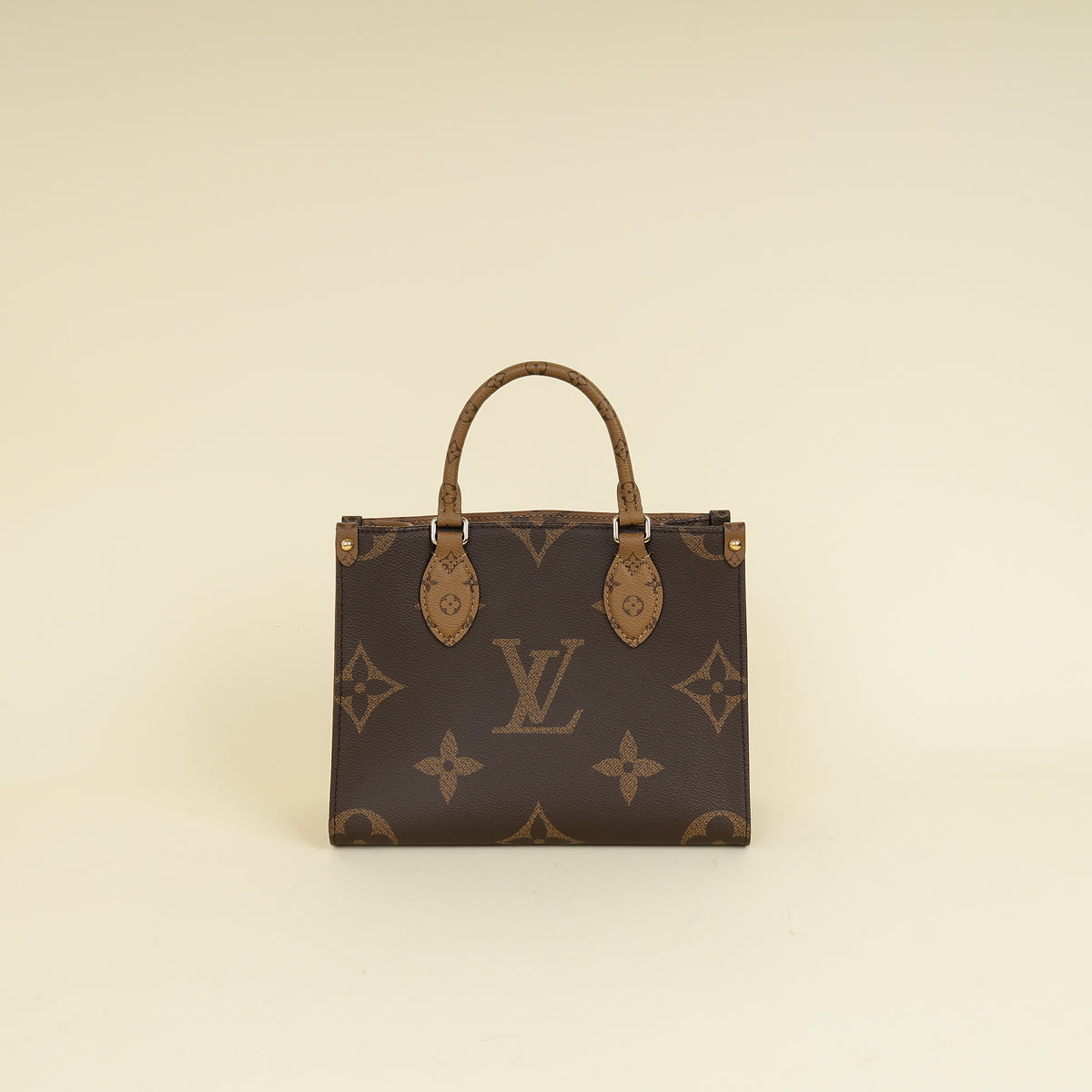 Louis Vuitton Brown Monogram Reverse Onthego PM Bag-Louis Vuitton-THE CLOSET