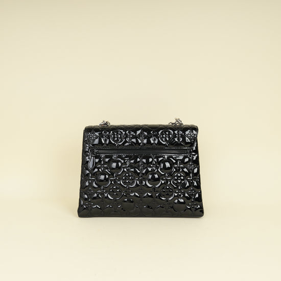 Louis Vuitton Black Flower Malletage Twist GM Bag