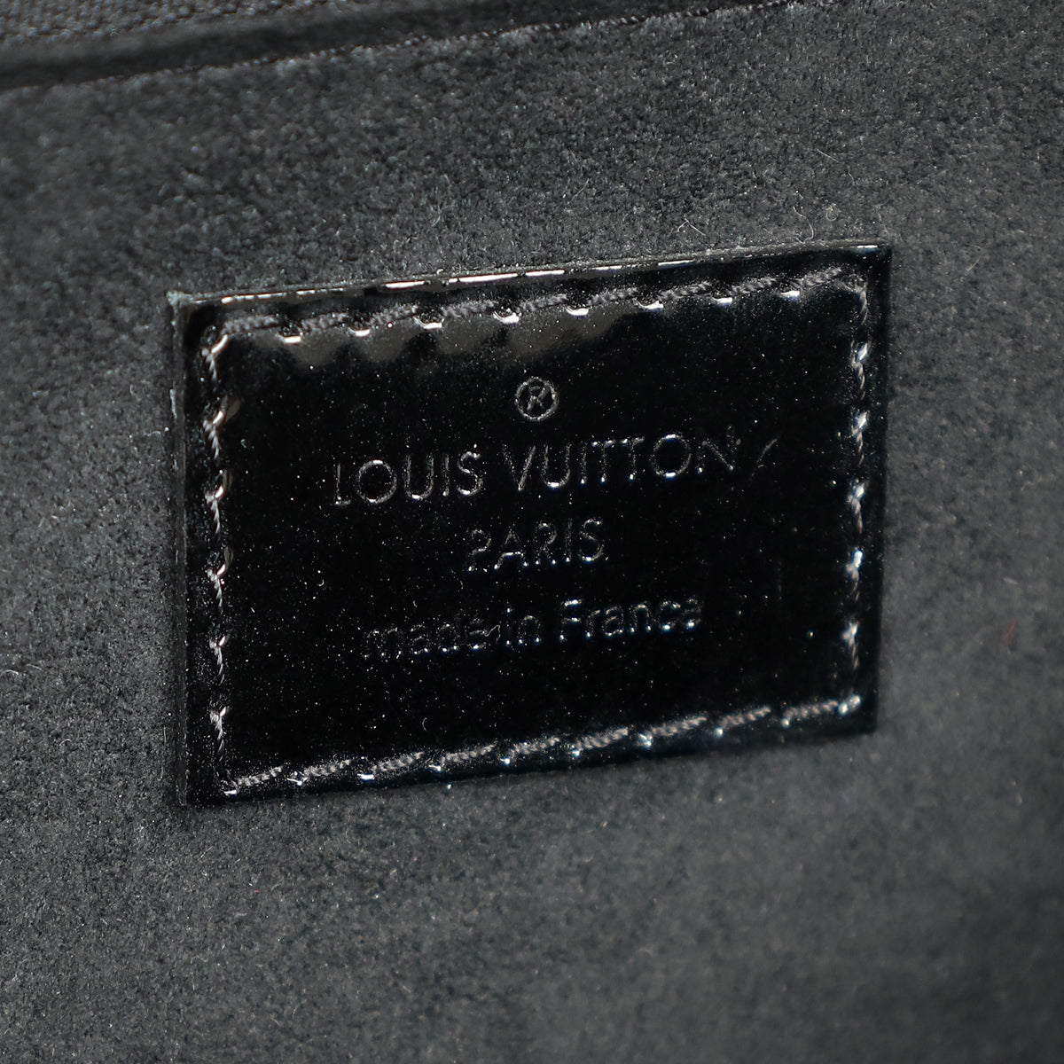 Louis Vuitton Black Flower Malletage Twist GM Bag