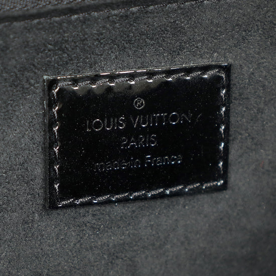 Louis Vuitton Black Flower Malletage Twist GM Bag
