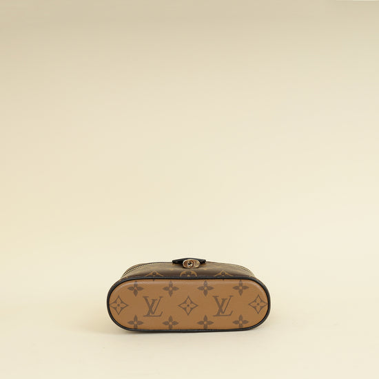 Louis Vuitton Bicolor Monogram/Reverse Vanity Chain Pouch