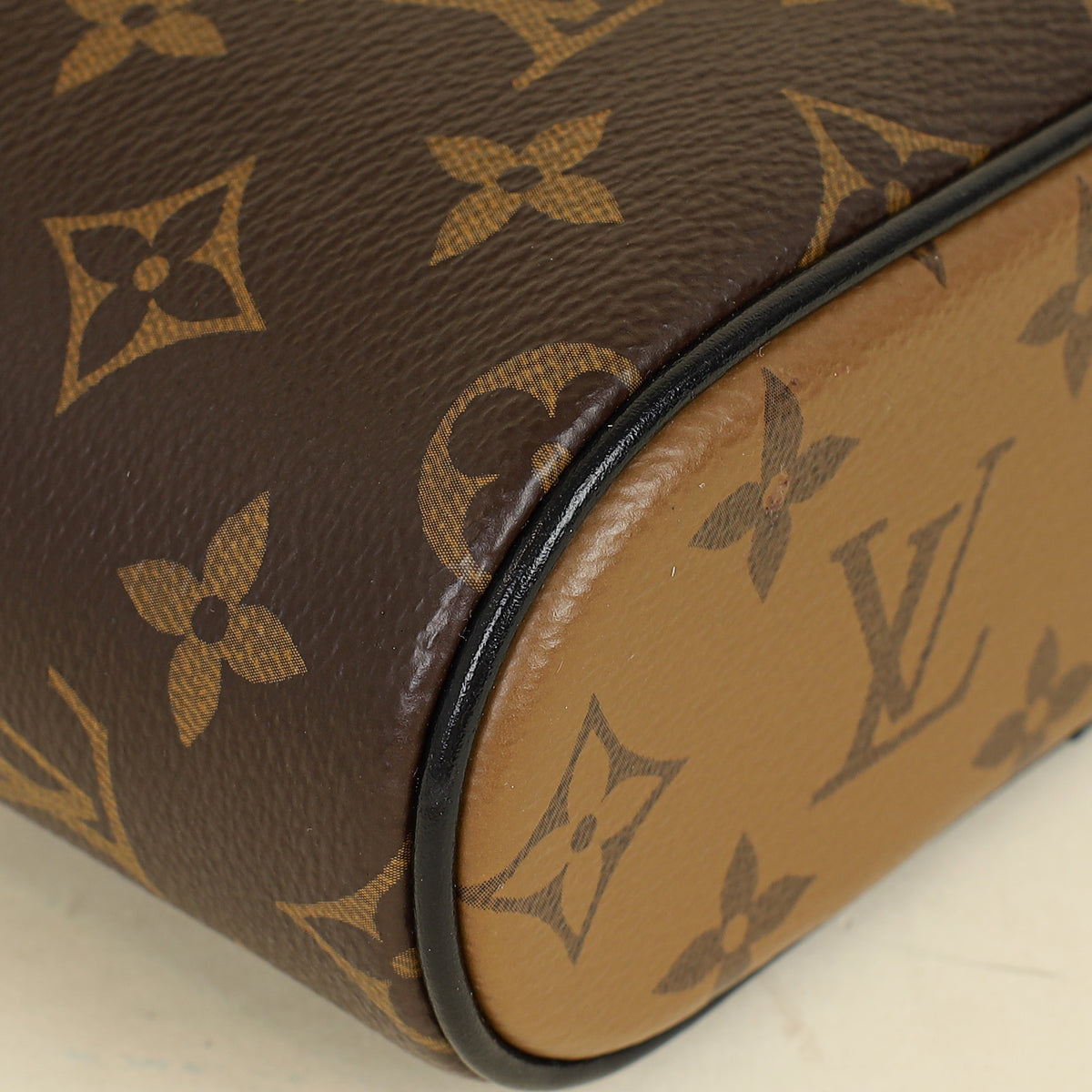 Louis Vuitton Bicolor Monogram/Reverse Vanity Chain Pouch