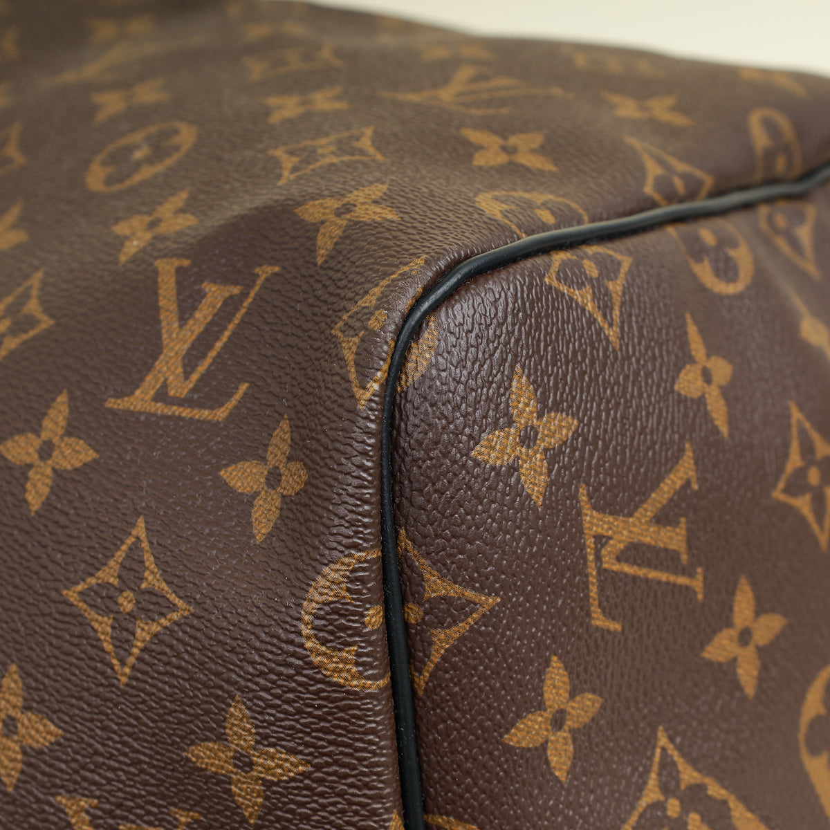 Louis Vuitton Bicolor Monogram Macassar Keepall Bandouliere 55 Bag