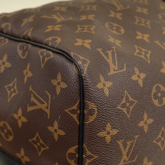 Louis Vuitton Bicolor Monogram Macassar Keepall Bandouliere 55 Bag