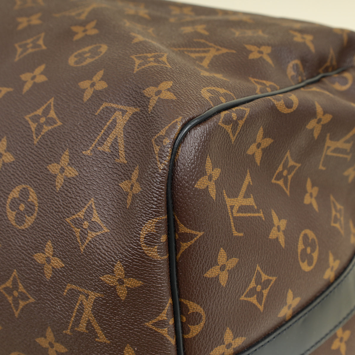 Louis Vuitton Bicolor Monogram Macassar Keepall Bandouliere 55 Bag