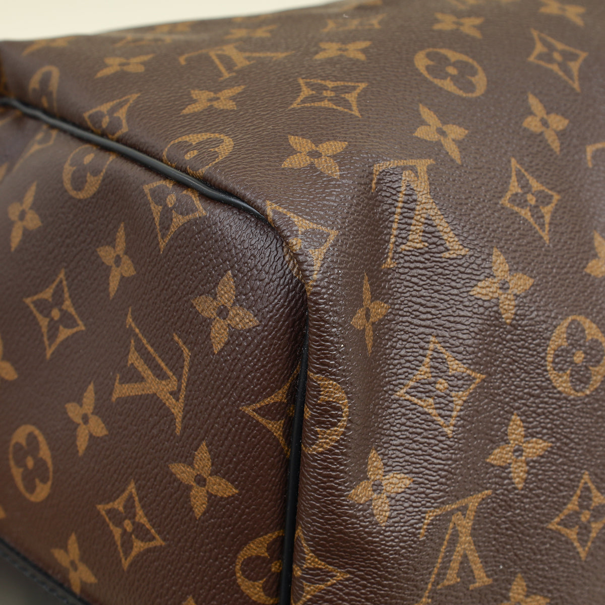 Louis Vuitton Bicolor Monogram Macassar Keepall Bandouliere 55 Bag