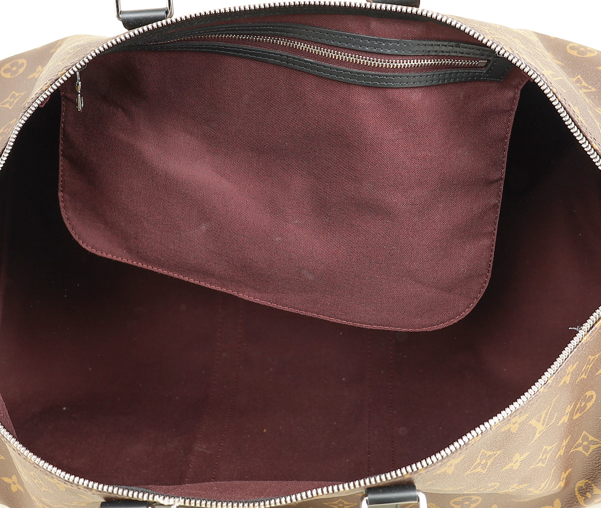 Louis Vuitton Bicolor Monogram Macassar Keepall Bandouliere 55 Bag