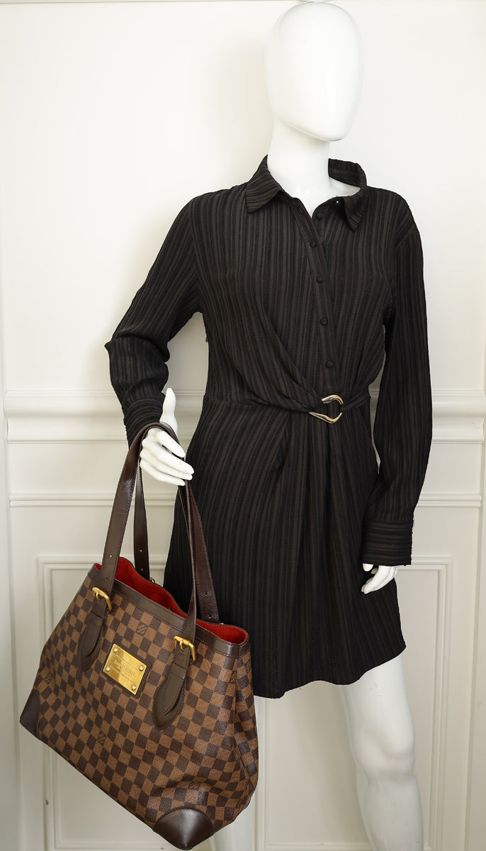 Louis Vuitton Damier Ebene Hampstead MM Bag