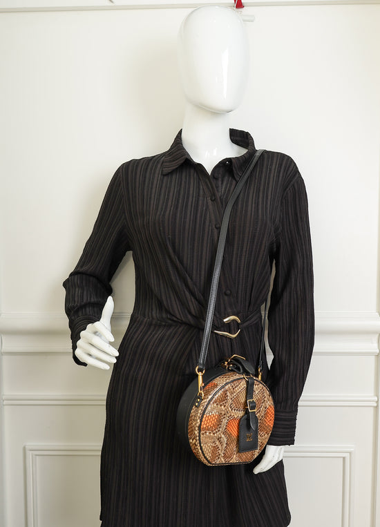 Louis Vuitton Bicolor Python Boite Chapeau Bag