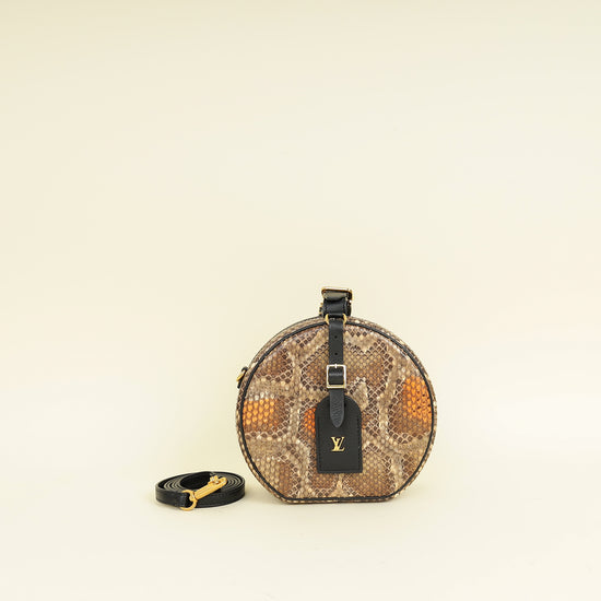 Louis Vuitton Bicolor Python Boite Chapeau Bag