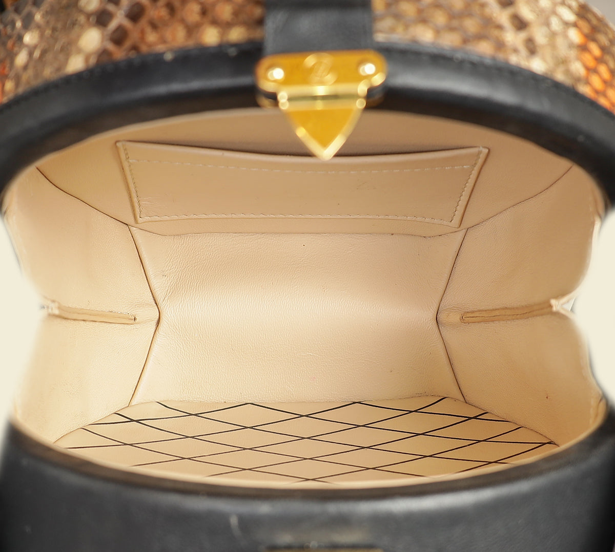 Louis Vuitton Bicolor Python Boite Chapeau Bag