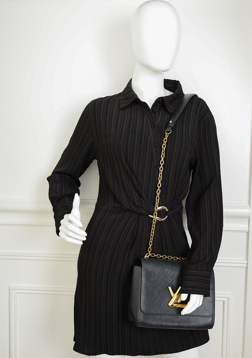 Louis Vuitton Black Twist MM Bag