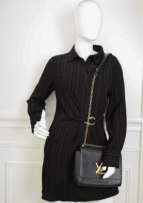 Louis Vuitton Black Twist MM Bag