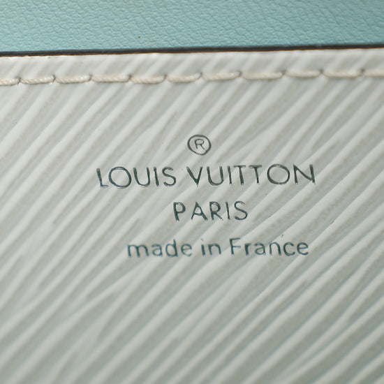 Louis Vuitton White Sky Holographice Twist MM Bag
