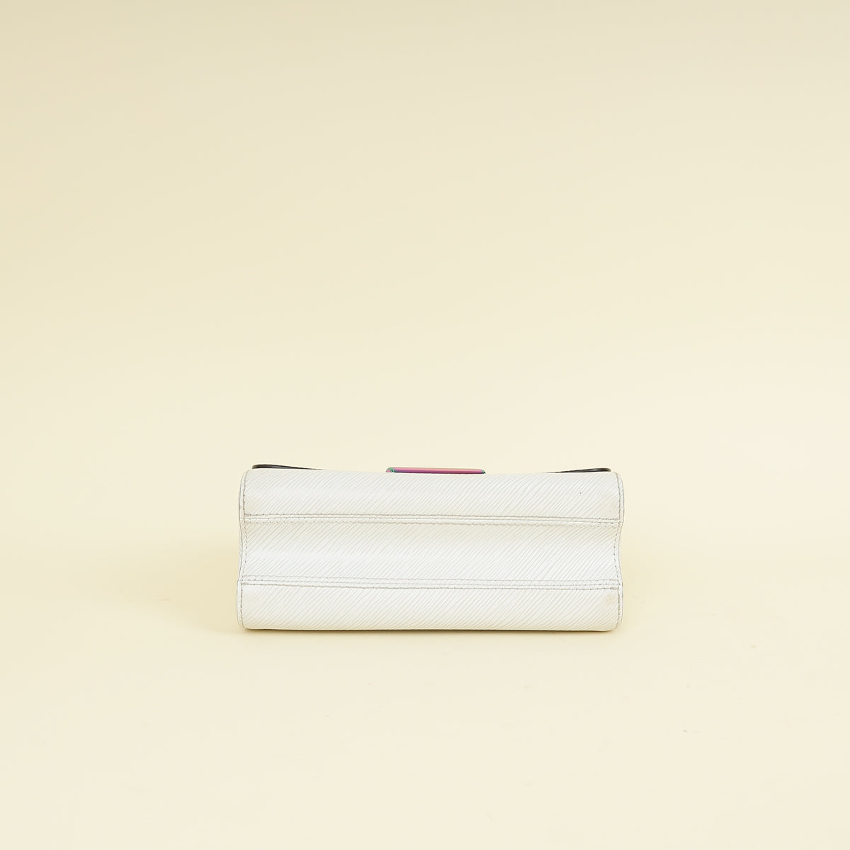 Louis Vuitton White Sky Holographice Twist MM Bag