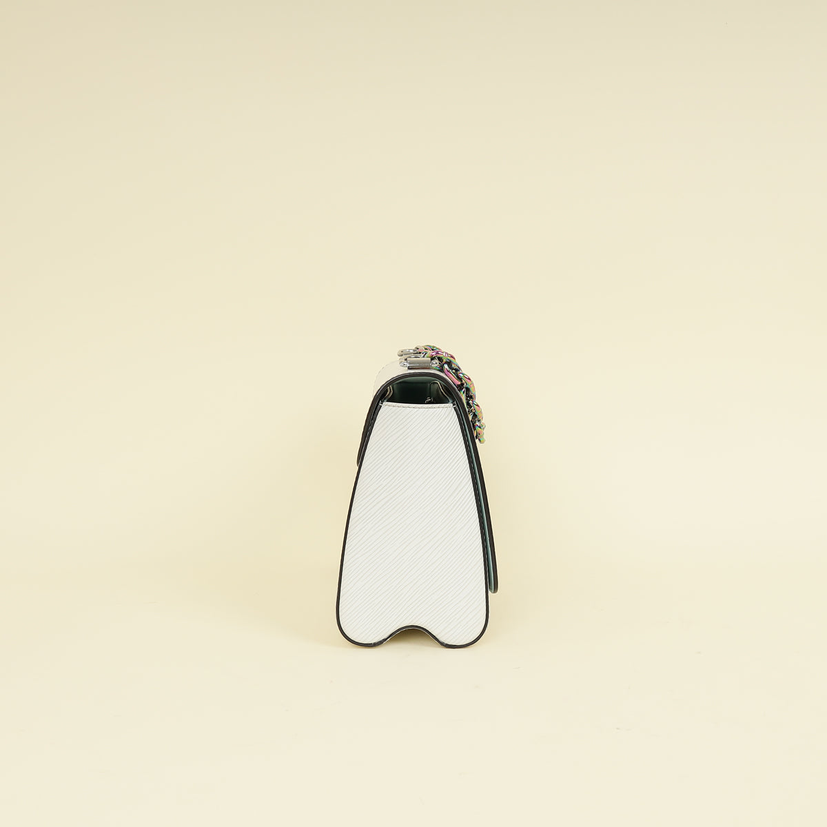 Louis Vuitton White Sky Holographice Twist MM Bag