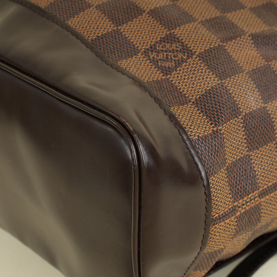 Louis Vuitton Bicolor Damier Ebene Soho Backpack Bag