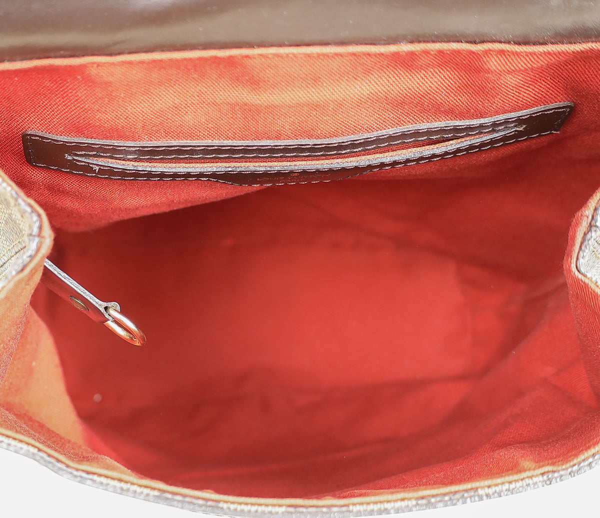 Louis Vuitton Bicolor Damier Ebene Soho Backpack Bag