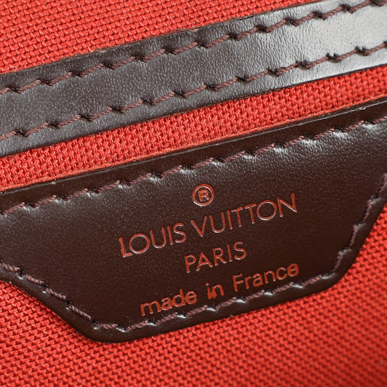 Louis Vuitton Bicolor Damier Ebene Soho Backpack Bag