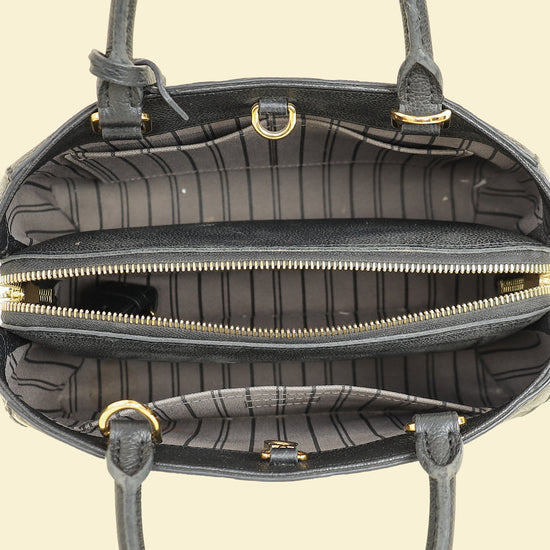 Louis Vuitton Black Monogram Empreinte Montaigne BB Bag