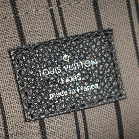 Louis Vuitton Black Monogram Empreinte Montaigne BB Bag
