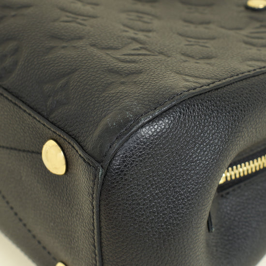 Louis Vuitton Black Monogram Empreinte Montaigne BB Bag