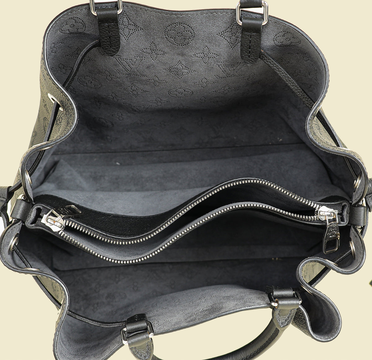 Louis Vuitton Black Monogram Mahina Bella Tote Bag