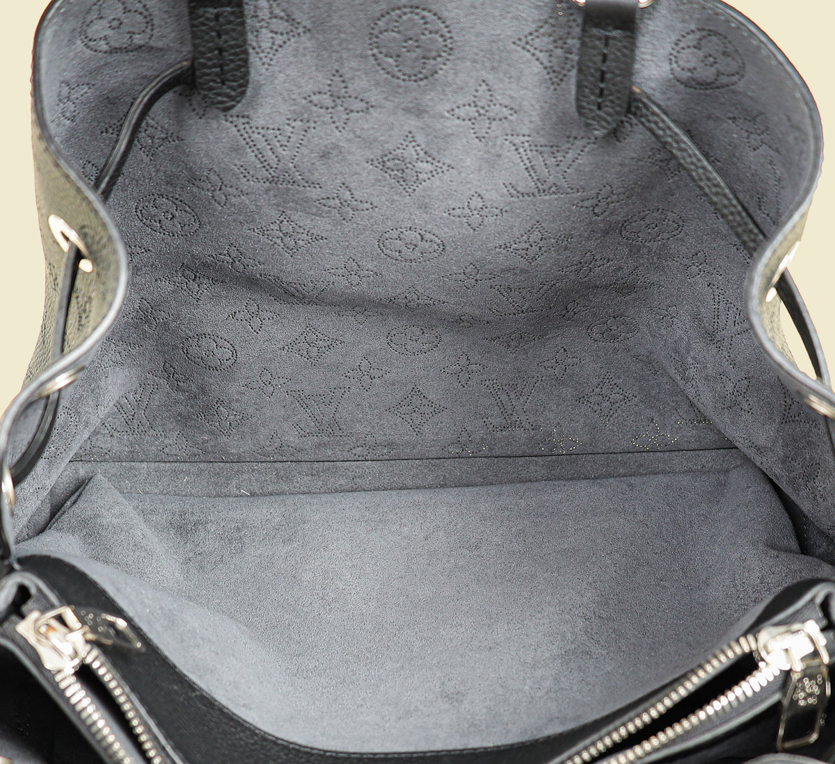 Louis Vuitton Black Monogram Mahina Bella Tote Bag