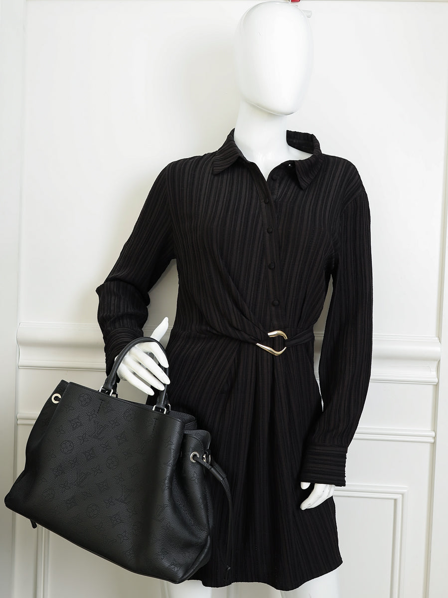 Louis Vuitton Black Monogram Mahina Bella Tote Bag