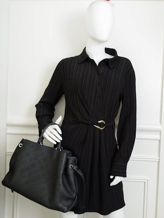 Louis Vuitton Black Monogram Mahina Bella Tote Bag