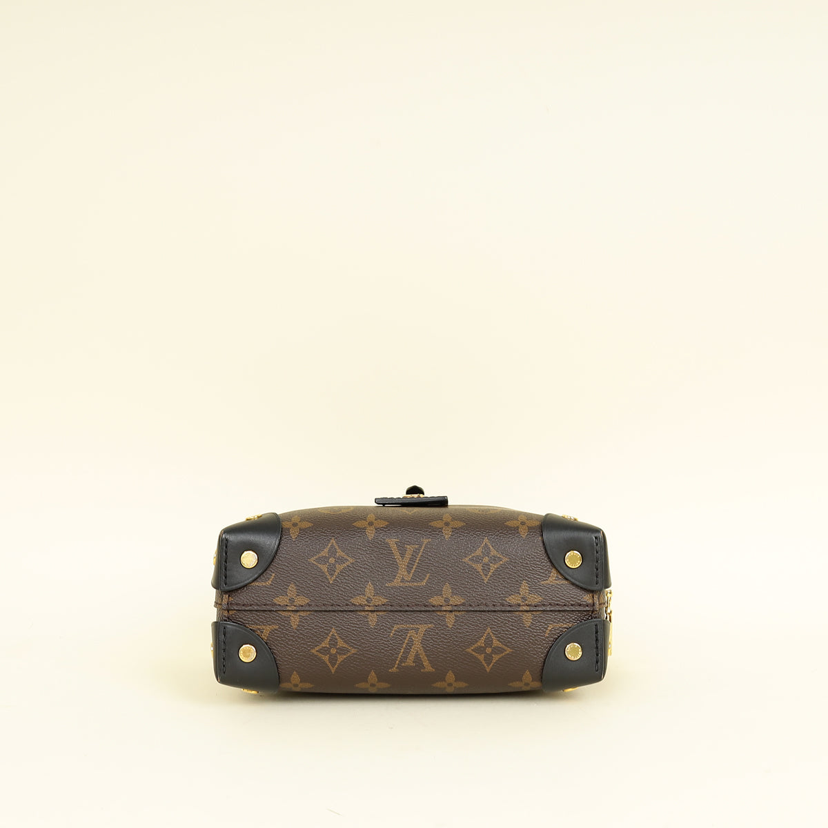 Louis Vuitton Monogram Black Petite Malle Souple Bag