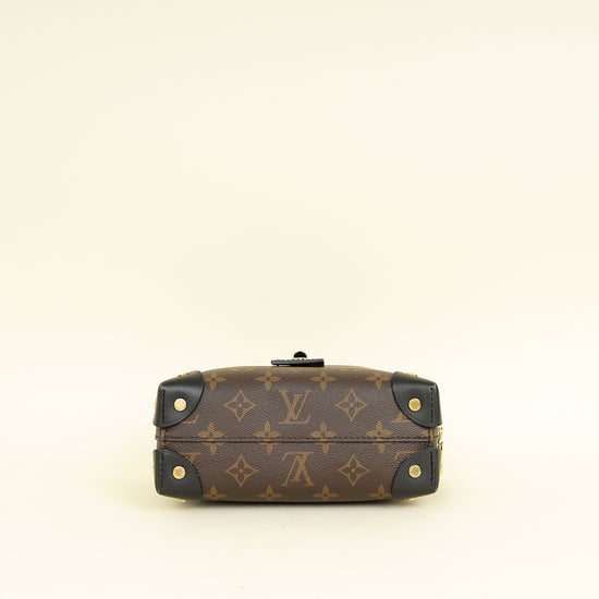 Louis Vuitton Monogram Black Petite Malle Souple Bag