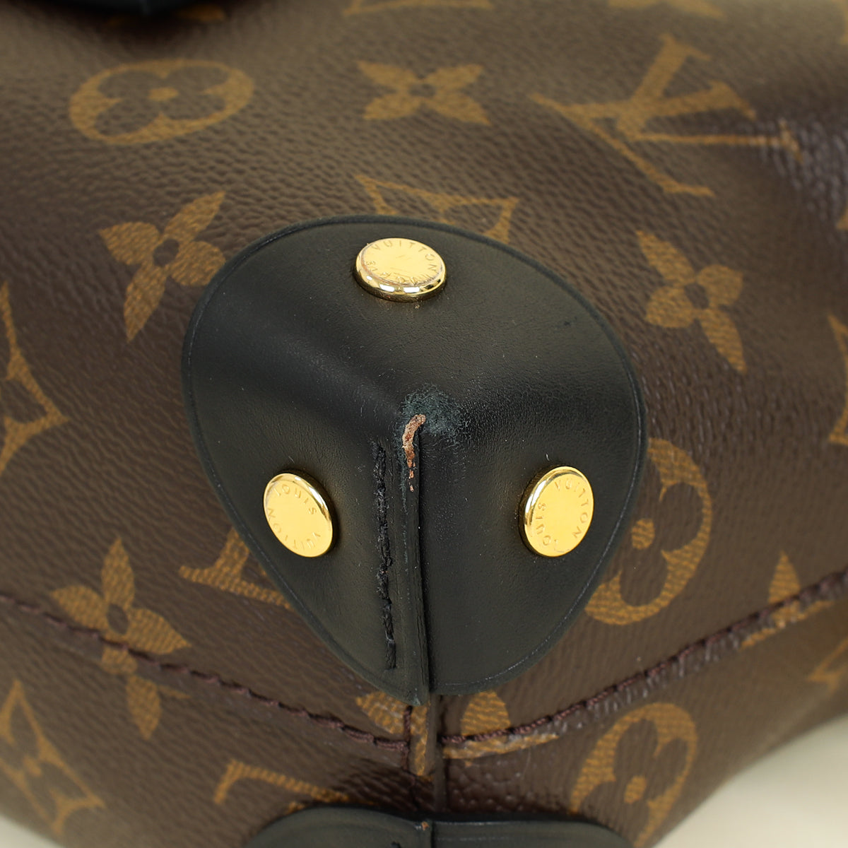 Louis Vuitton Monogram Black Petite Malle Souple Bag