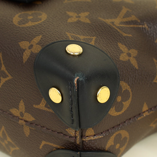 Louis Vuitton Monogram Black Petite Malle Souple Bag