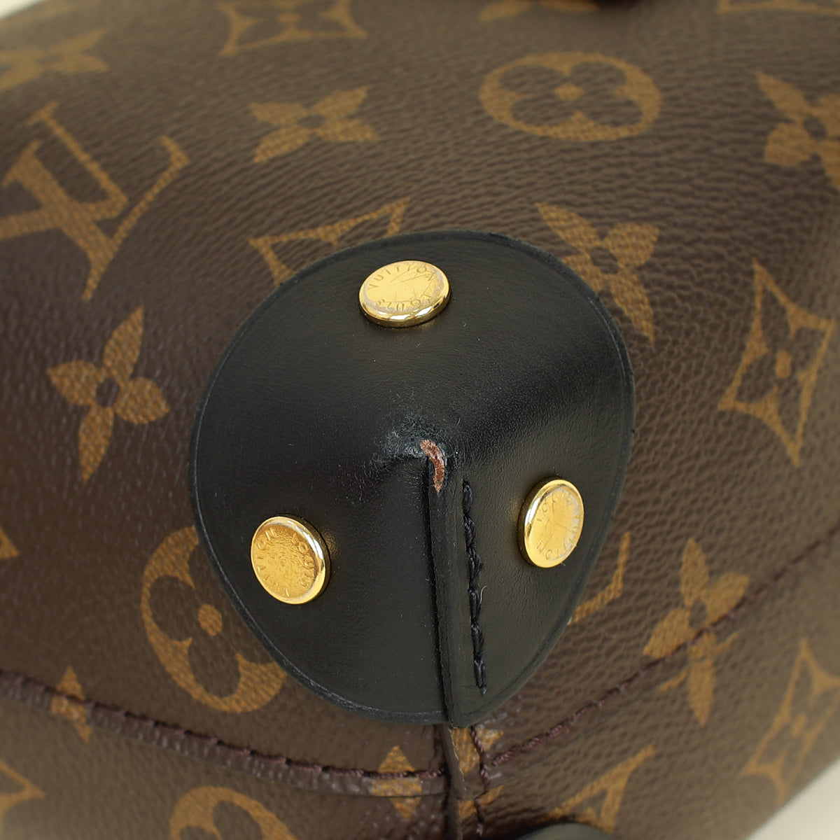 Louis Vuitton Monogram Black Petite Malle Souple Bag