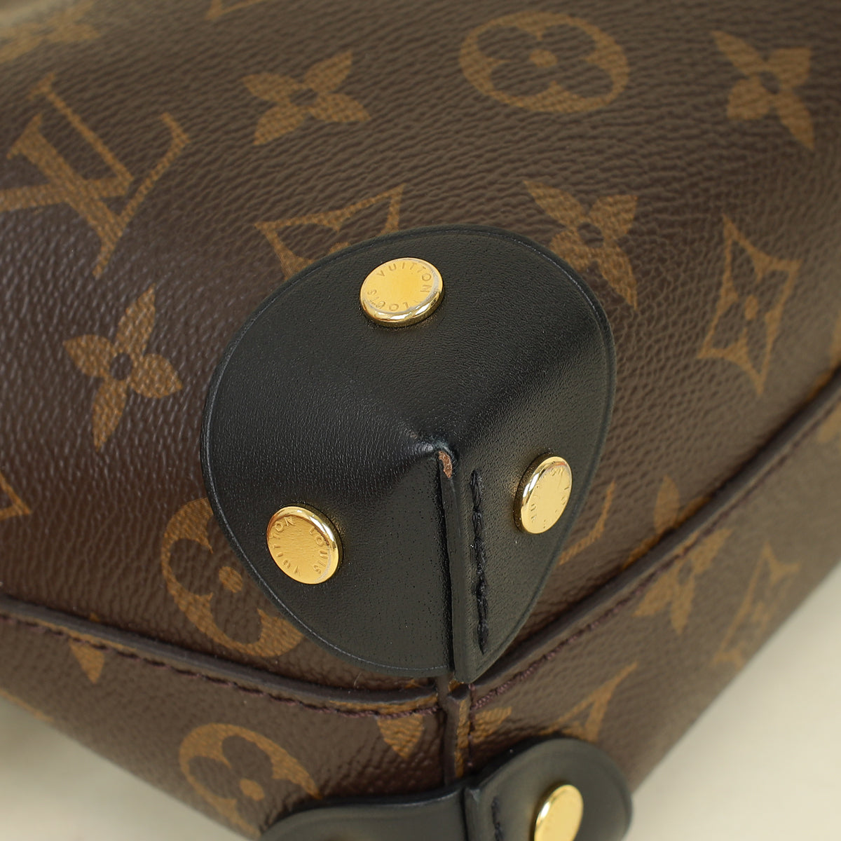 Louis Vuitton Monogram Black Petite Malle Souple Bag