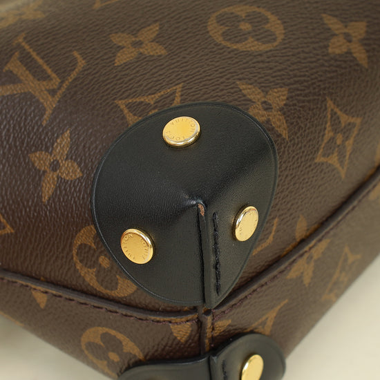 Louis Vuitton Monogram Black Petite Malle Souple Bag