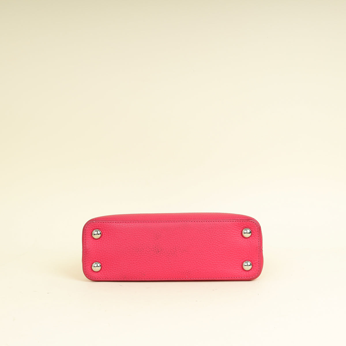 Louis Vuitton Dark Fuschia Capucines BB Resin Handle Bag