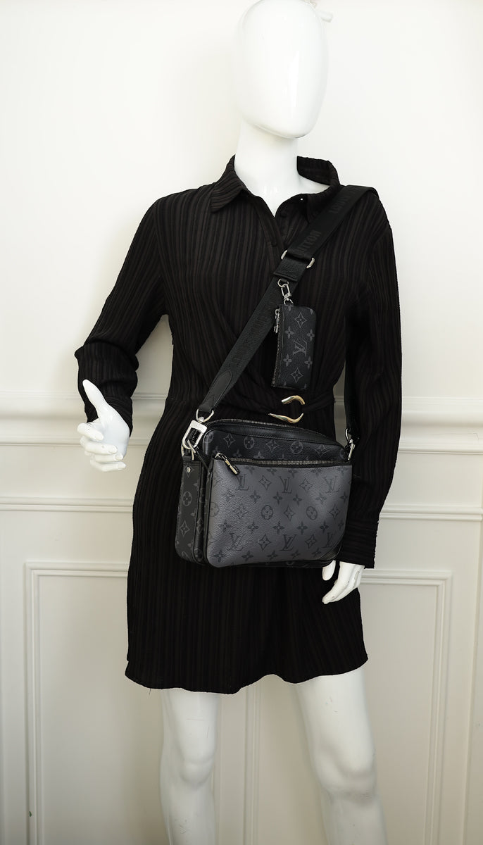 Louis Vuitton Monogram Eclipse Reverse Trio Messenger Bag
