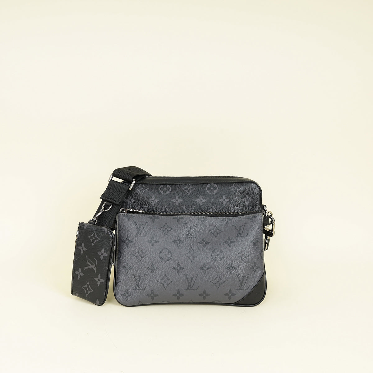 Louis Vuitton Monogram Eclipse Reverse Trio Messenger Bag