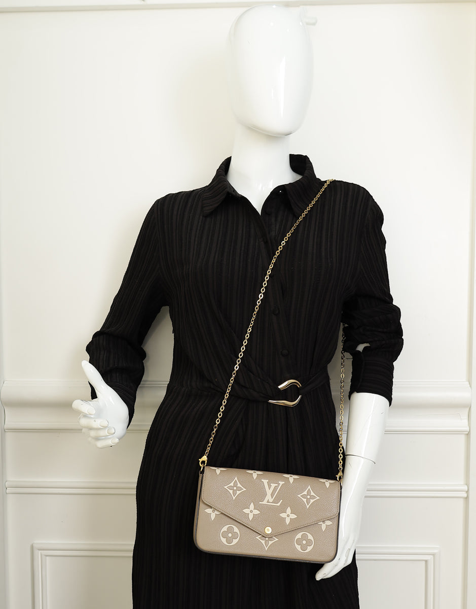 Louis Vuitton Bicolor Monogram Empreinte Pochette Félicie